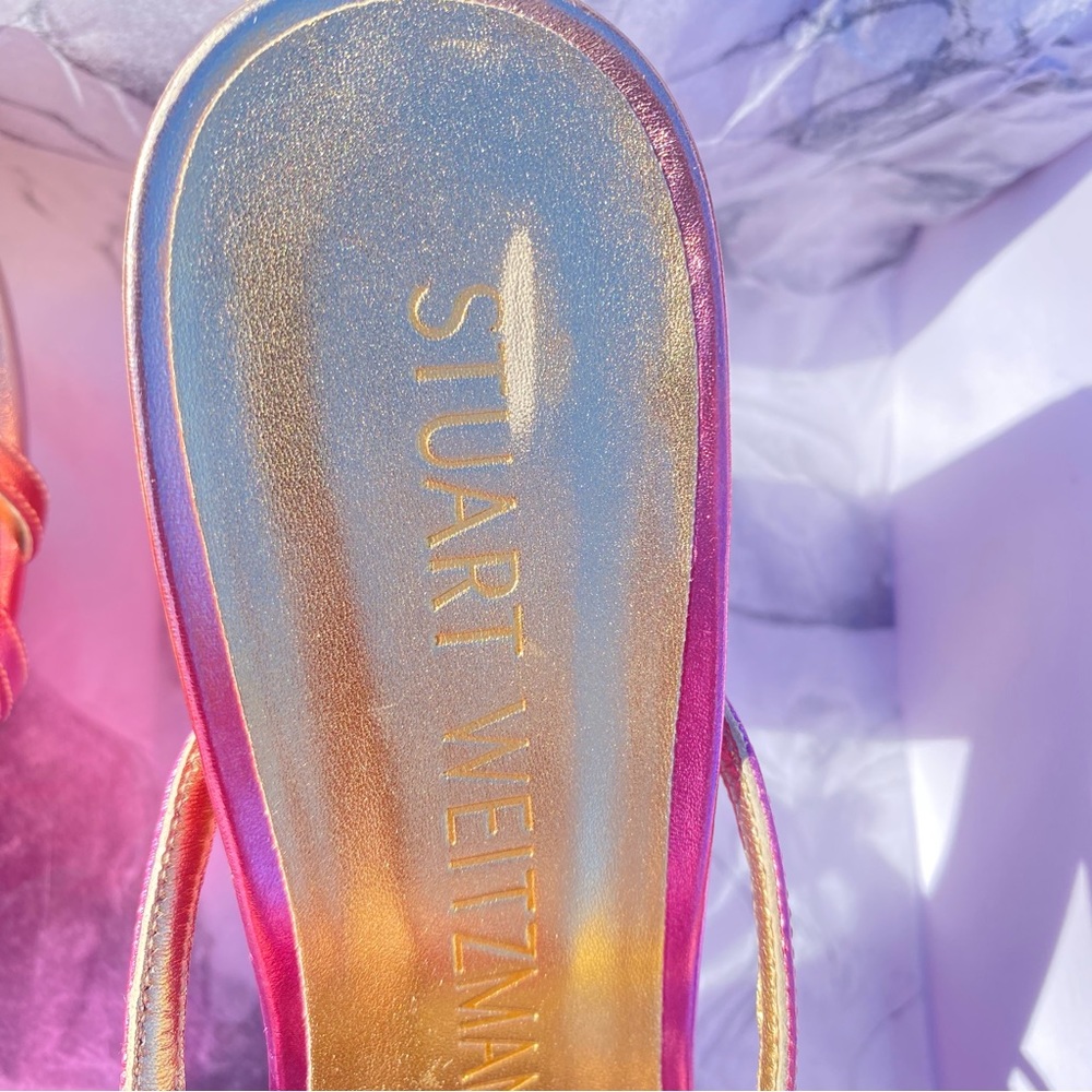 Stuart Weitzman Barelythere Squarehigh Platform S… - image 4